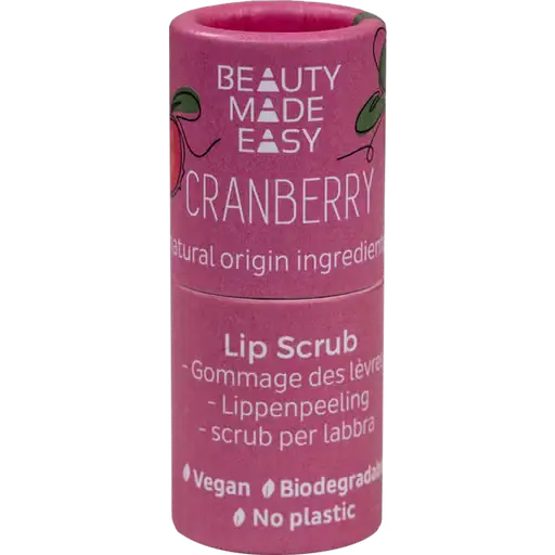 Beauty Made Easy Lip Scrub Cranberry