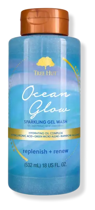Tree Hut Sparkling Gel Wash Ocean Glow
