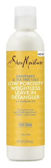 Shea Moisture Low Porosity Protein Free Leave In Detangler