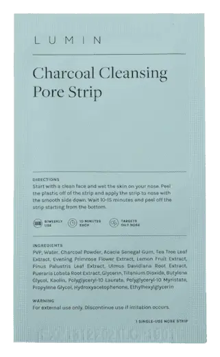 Lumin Charcoal Cleansing Pore Strip