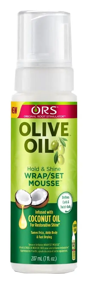 ORS Hair Care Olive Oil Hold & Shine Wrap/Set Mousse