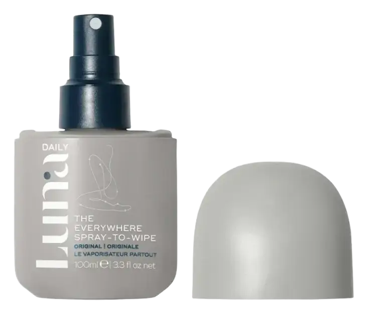 Luna Daily The Original Everywhere Spray-To-Wipe - With Prebiotics + Vitamins C & E