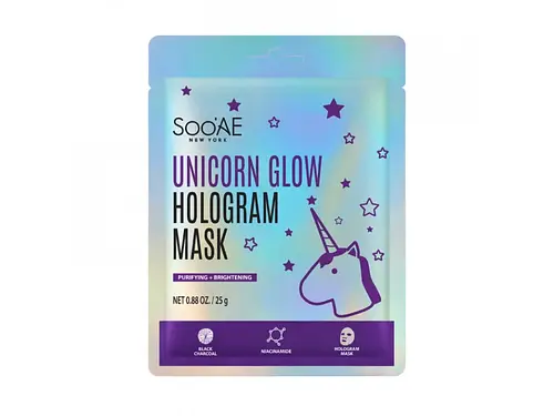Soo'AE Unicorn Glow Hologram Mask