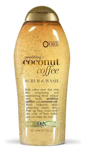 OGX Beauty Smoothing + Coconut Coffee Exfoliating Body Scrub with Arabica Coffee & Coconut Oil