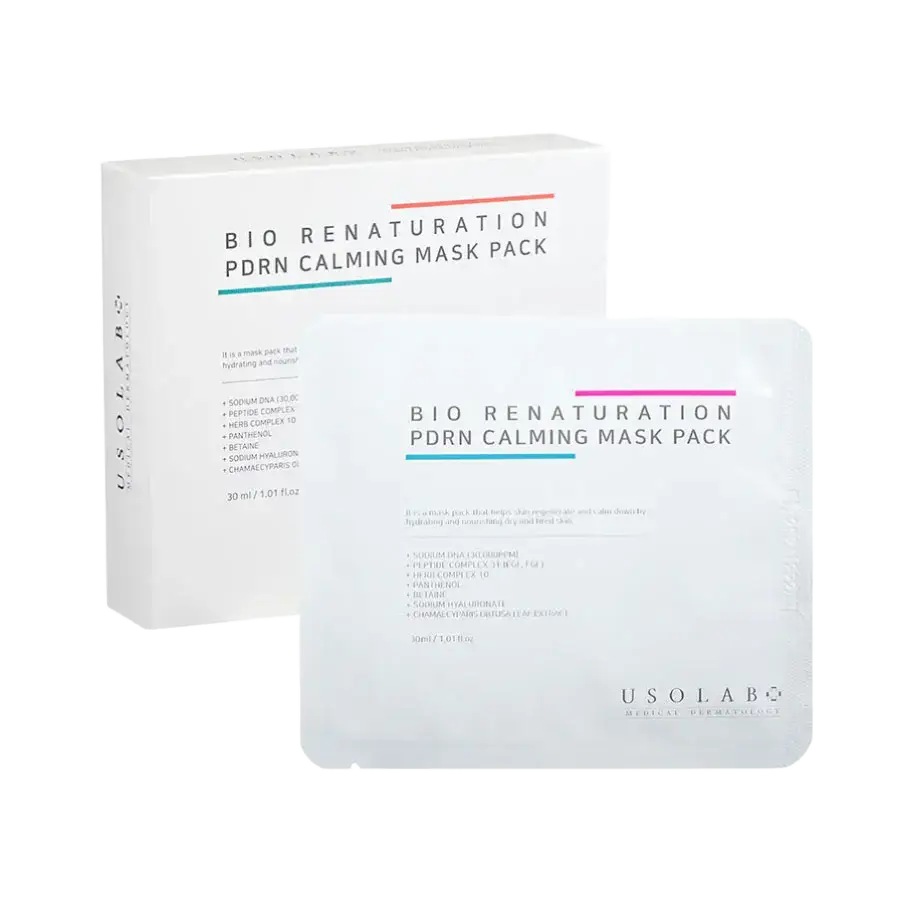 Usolab Bio Renaturation PDRN Calming Mask Pack