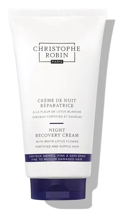 Christophe Robin Night Recovery Cream With White Lotus Flower