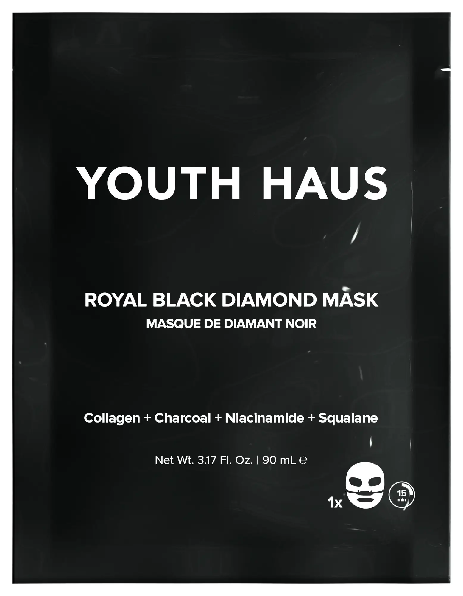 Skin Gym Youth Haus Royal Black Diamond™ Face Mask