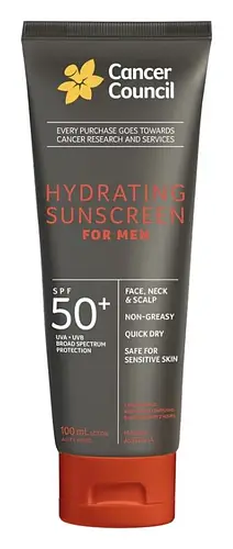Cancer Council Hydrating Sunscreen For Men SPF 50+