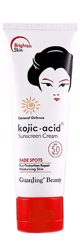 GuanJing Beauty Kojic Acid Sunscreen Cream SPF 50