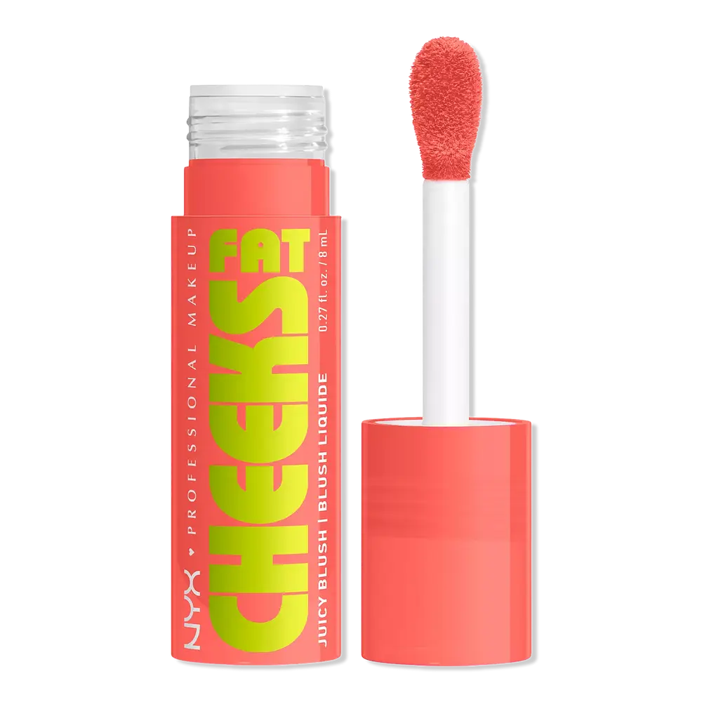 NYX Cosmetics Fat Cheeks Dewy Liquid Blush Papaya Plump