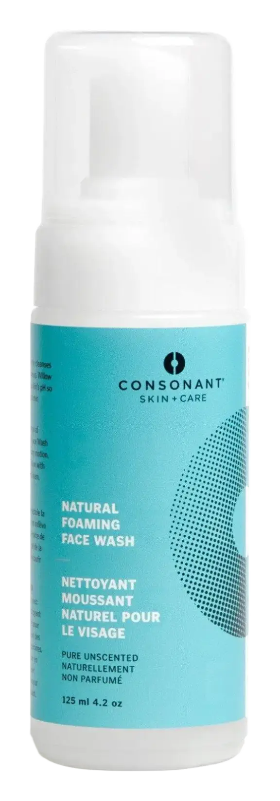 Consonant Skin+Care Natural Foaming Face Wash
