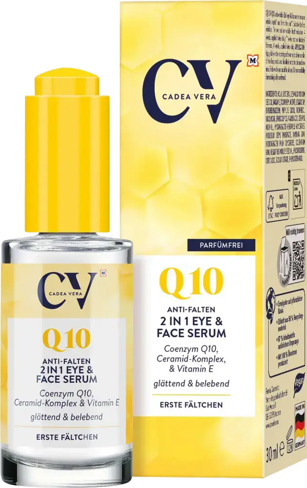 Cadea Vera Q10 Anti-Falten 2 In 1 Eye & Face Serum