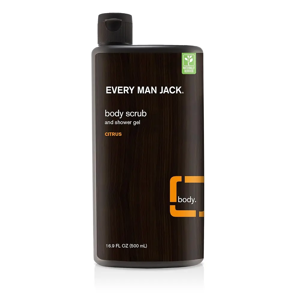 Every Man Jack Citrus Body Scrub And Shower Gel