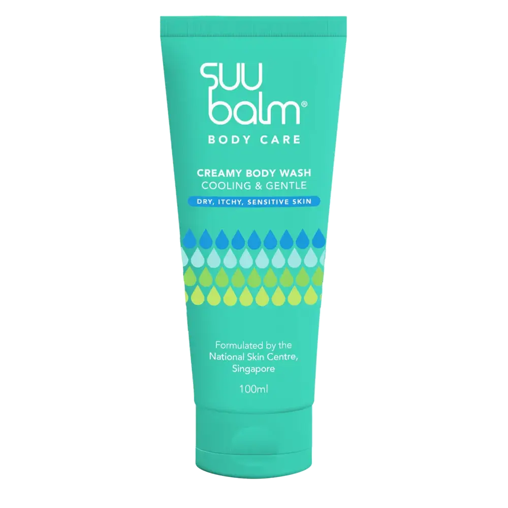 Suu Balm Creamy Body Wash Cooling & Gentle