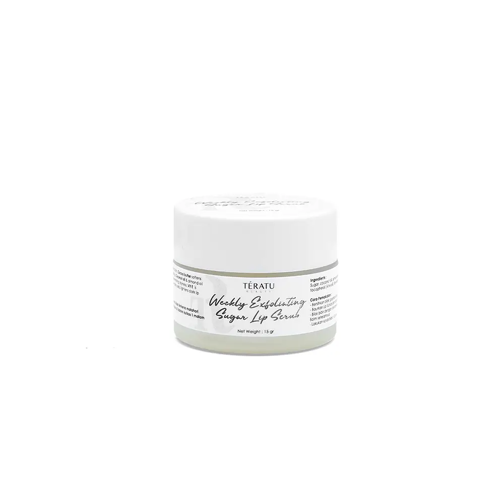 Teratu Beauty Weekly Exfoliating Sugar Lip Scrub