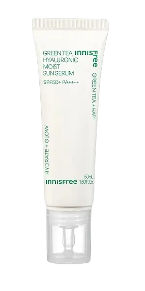 innisfree Green Tea Hyaluronic Sun Serum SPF50+ PA++++