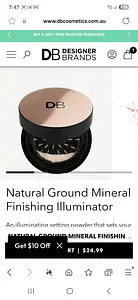 DB Cosmetics Natural Ground Mineral Finishing Illuminator