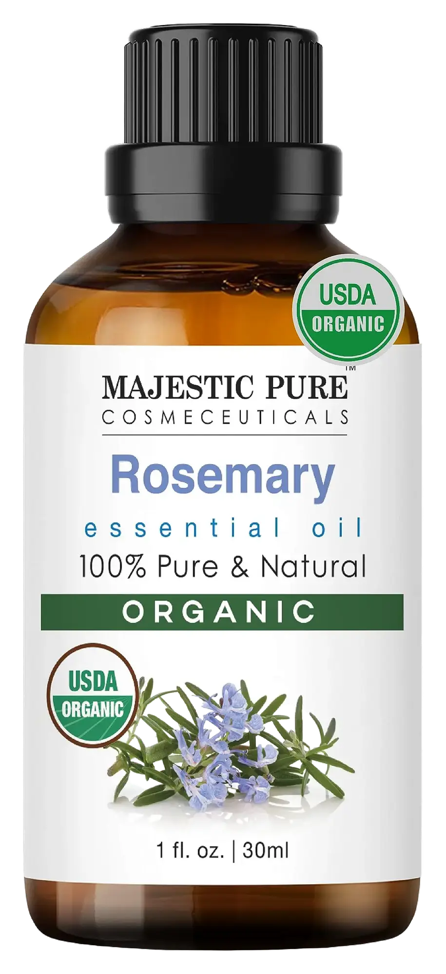 Majestic Pure Cosmeceuticals Rosemary Essential Oil