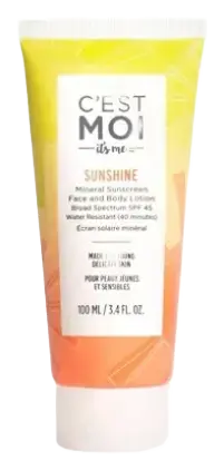 C’est Moi Sunshine Mineral Sunscreen Lotion Broad Spectrum SPF 45