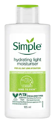 Simple Skincare Kind to Skin Hydrating Light Moisturiser