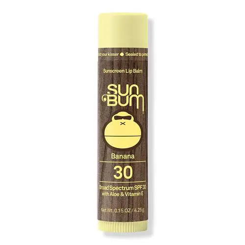 Sun Bum Original SPF 30 Sunscreen Lip Balm Banana