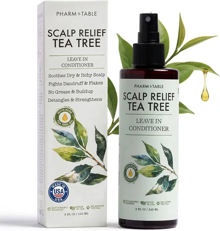 Pharm To Table Scalp Relief Tea Tree Leave-In Conditioner