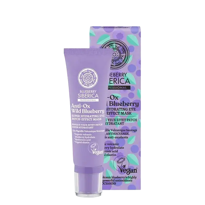 Natura Siberica Anti-Ox Wild Blueberry Super Hydrating Eye Patch-Effect Mask