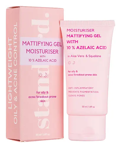 Standard Skin and Beauty Mattifying Gel Moisturiser With 10% Azelaic Acid
