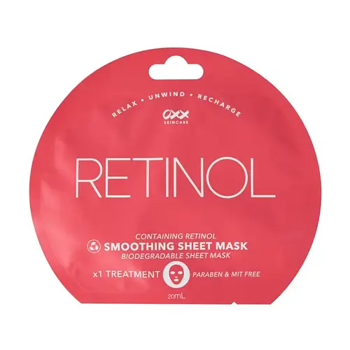 OXX Cosmetics Biodegradable Sheet Mask Retinol Smoothing