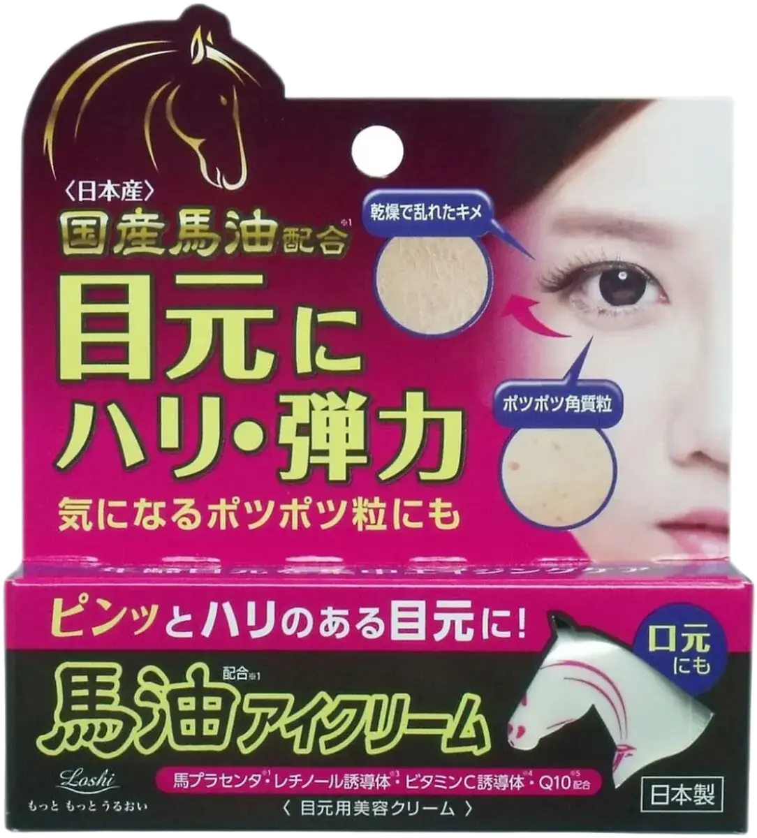 Cosmetex Roland Loshi Horse Oil Eye Treatment Cream