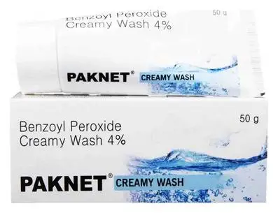 Percos Paknet Creamy Wash Benzoyl Peroxide 4%
