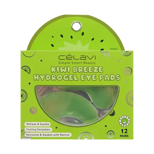 Celavi Kiwi Breeze Hydrogel Eye Pads