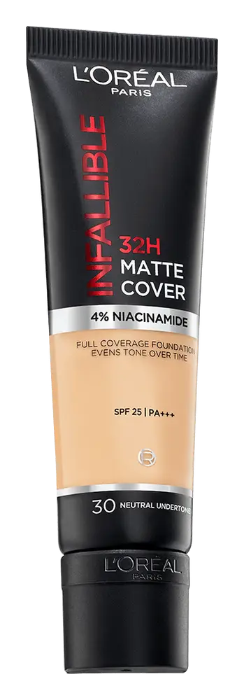L'Oreal Infallible 32H Matte Cover Foundation With 4% Niacinamide 30