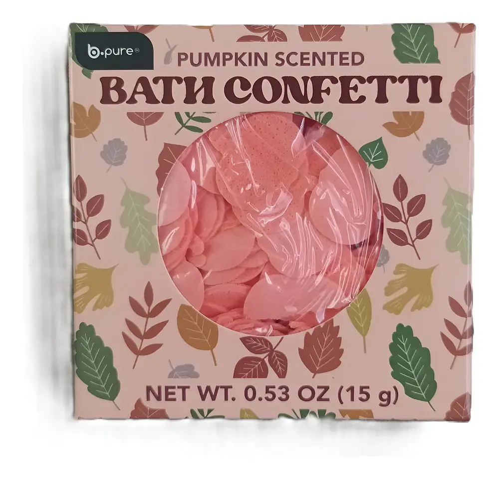 B-Pure Bath Confetti Pumpkin