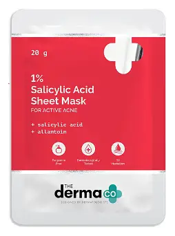 The Derma Co 1% Salicylic Acid Sheet Mask