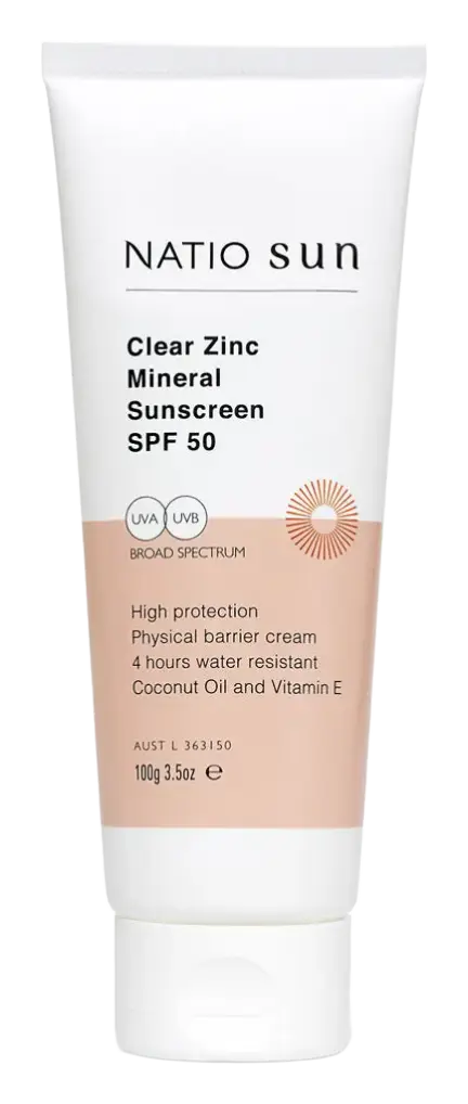 Natio Clear Zinc Mineral Sunscreen SPF 50