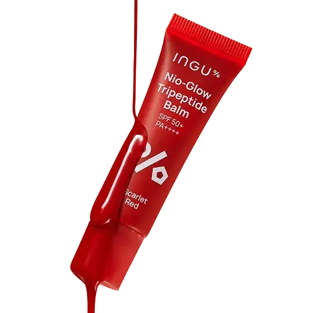 Ingu Nio-Glow Tripeptide Balm SPF 50+ PA++++ Scarlet Red