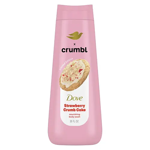 Dove Crumbl Nourishing Liquid Body Wash Strawberry Crumb Cake