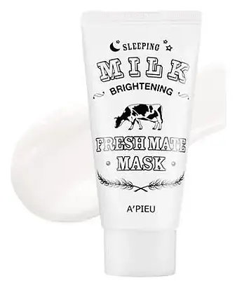 A'Pieu Sleeping Milk Brightening Fresh Mate Mask