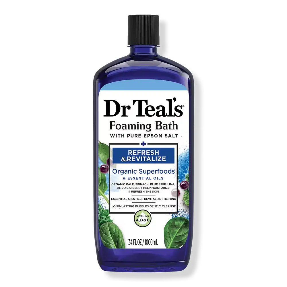 Dr Teal s Foaming Bath With Pure Epsom Salt Ingredients Explained 
