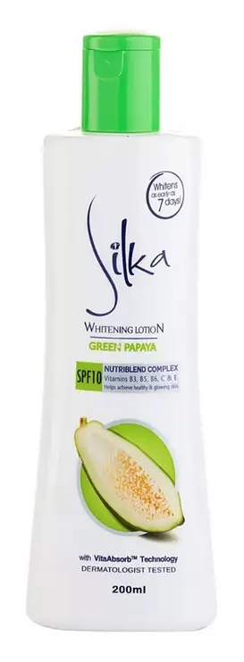 Silka Green Papaya Whitening Lotion SPF 10