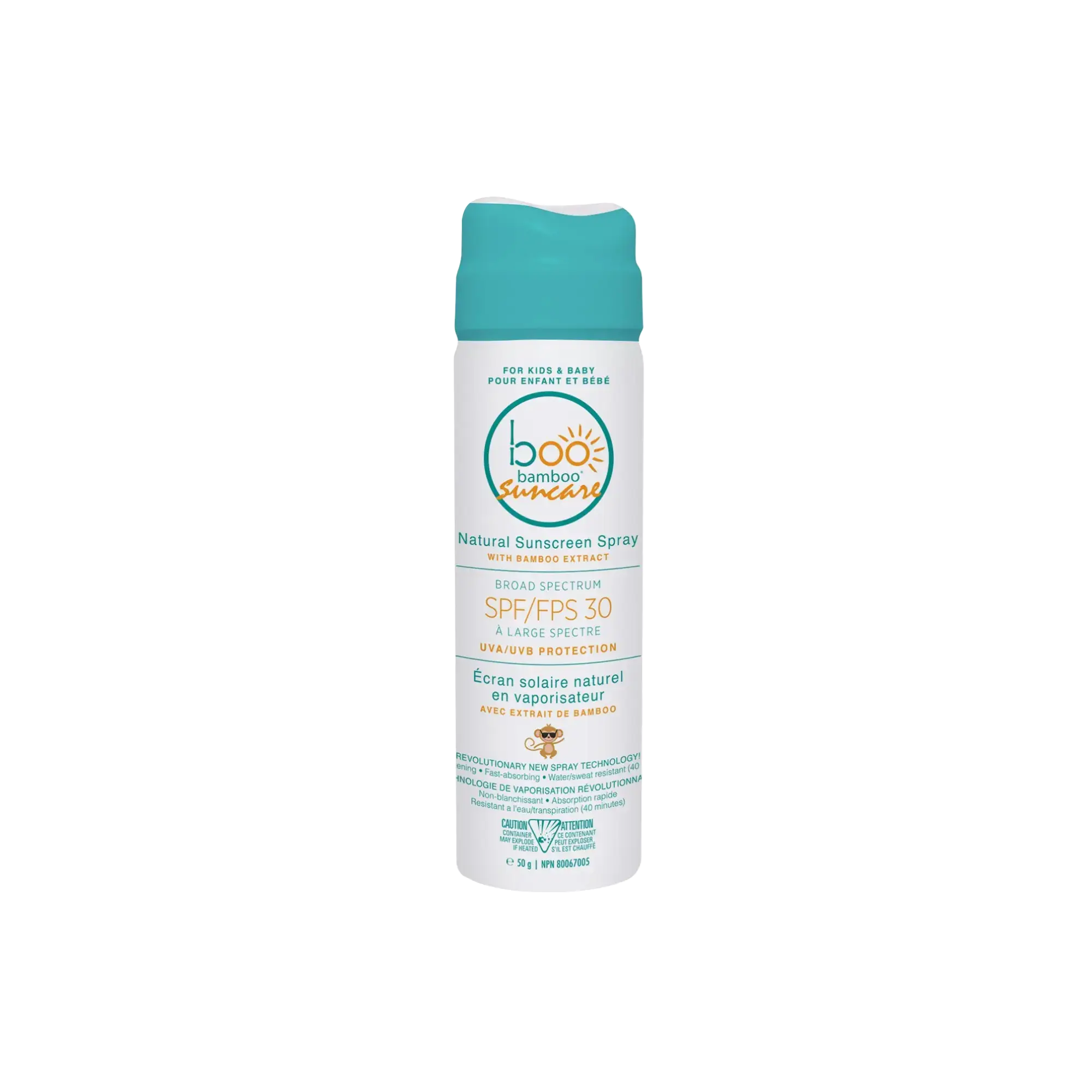 Boo Bamboo Baby Suncare Natural Sunscreen Spray SPF 30