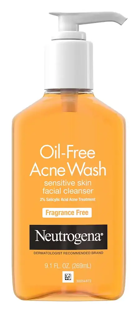 Neutrogena Oil-Free Acne Wash With Salicylic Acid Fragrance Free