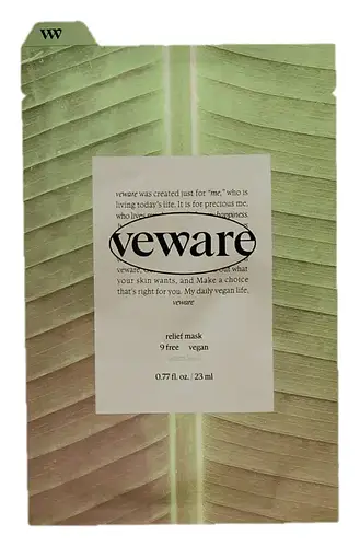 Veware Vegan Relief Mask Heart Leaf