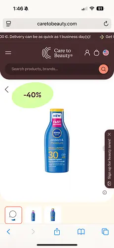Nivea Sun Protect & Moisture SPF 30