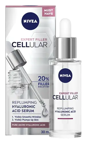 Nivea Cellular Expert Filler Replumping Hyaluronic Acid Serum UK
