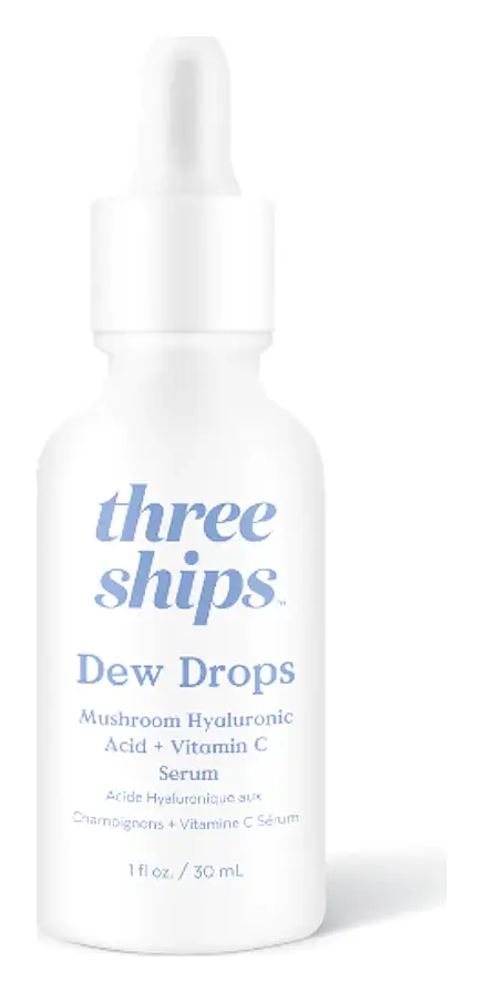 Three Ships Beauty Dew Drops Mushroom Hyaluronic Acid + Vitamin C Serum