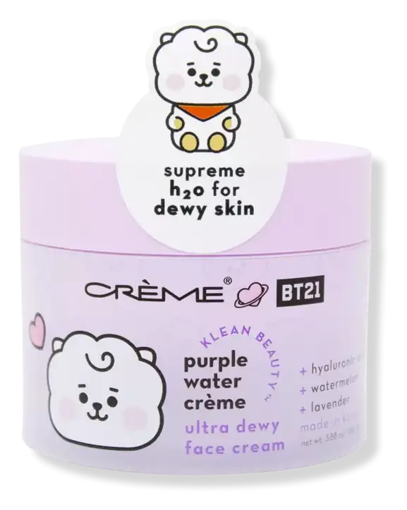 The Creme Shop BT21 BABY RJ Purple Water Crème Klean Beauty