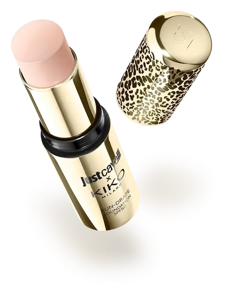 KIKO Milano Just Cavalli Sun-Drape Foundation SPF 50 02 Silky Rose