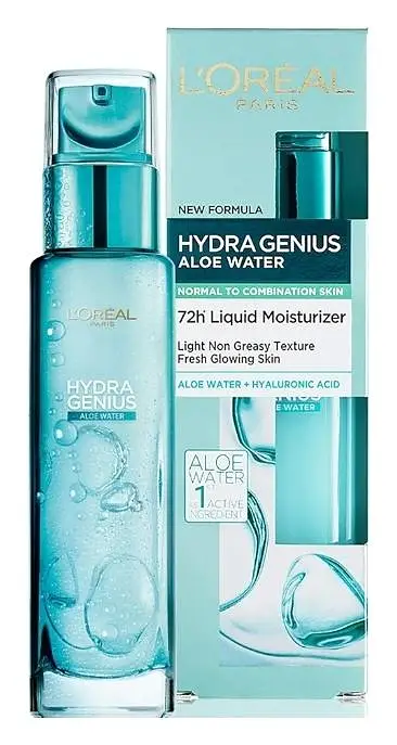 L'Oreal Hydra Genius Aloe Water Liquid Moisturizer For Normal To Combination Skin